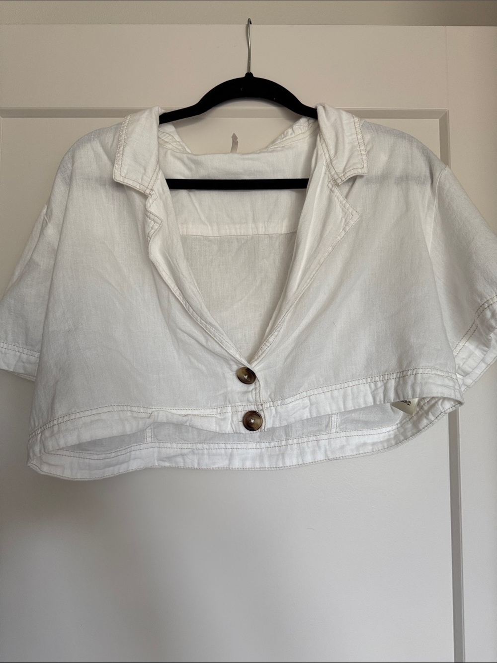 Free people cropped shirt